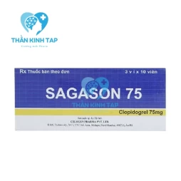 Sagason 75 - Thuốc điều trị nhồi máu cơ tim, đột quỵ 